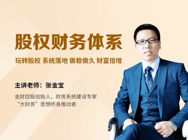 金财控股张金宝财务股权体系课程